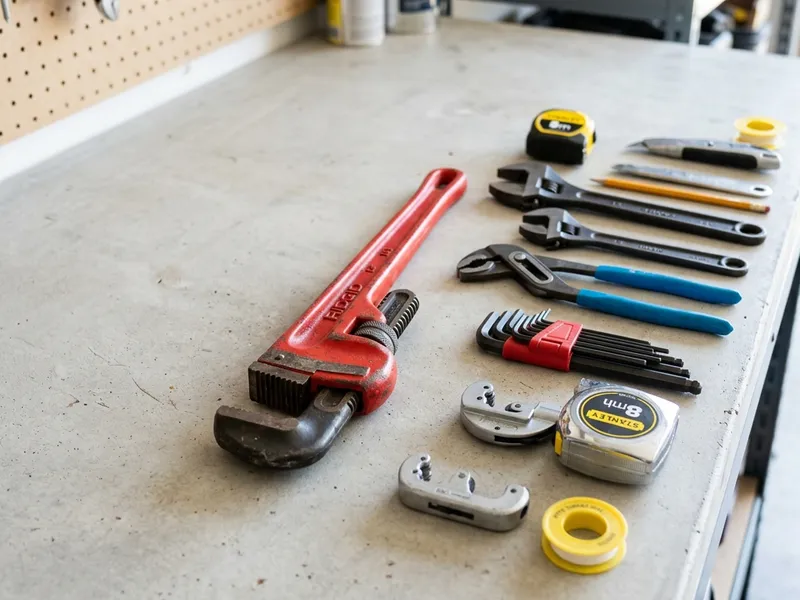 Professional plumbers in Verona, MS equipped with top-tier tools for residential and commercial plumbing services.
